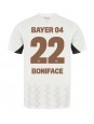 Moške Nogometnih dresov Bayer Leverkusen Victor Boniface #22 Gostujoči 2024-25 Kratki rokavi